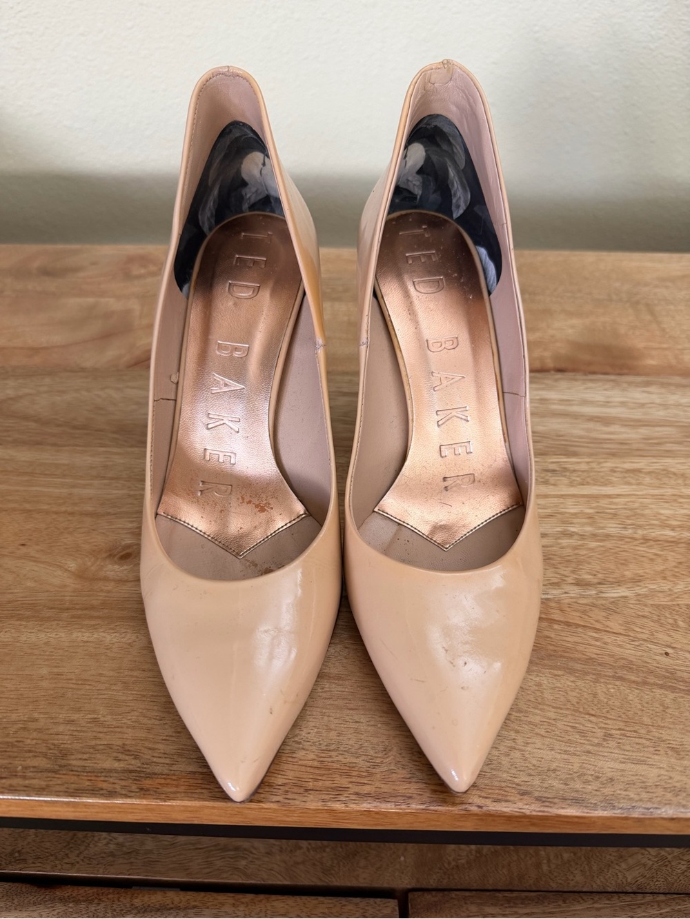 Ted Baker Blush Patent Pointed-Toe Pumps